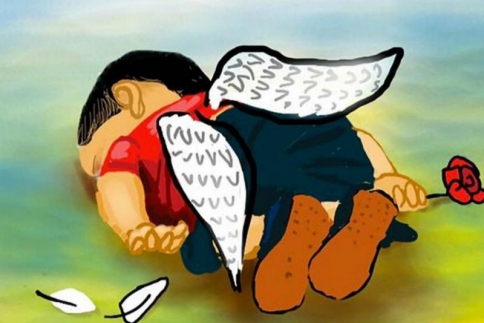 18 συγκλονιστικά σκίτσα για τον 3χρονο Aylan 