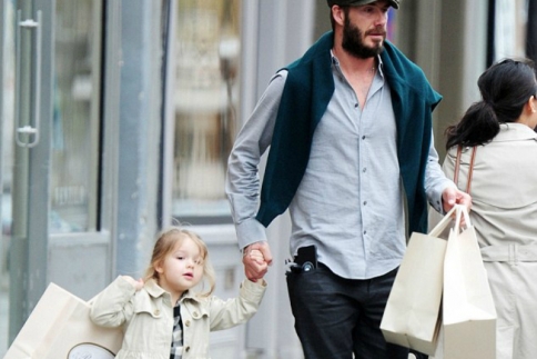 David Beckham: Για ψώνια με την 3χρονη κόρη του! Δες πόσο πολύ μεγάλωσε