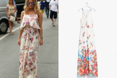 Danielle Armstrong : Το floral φόρεμα φοριέται ακόμα καλύτερα το καλοκαίρι