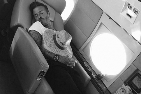 David Beckham: Ο πιο sexy άντρας στον κόσμο κοιμάται!