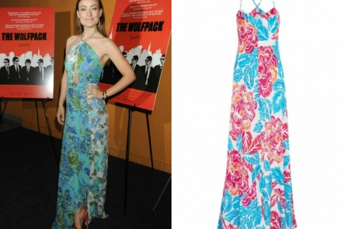 Η Olivia Wilde προτείνει floral maxi φόρεμα στις επίσημες εμφανίσεις σου