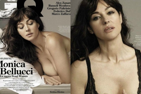 Monica Belluci: Topless στα 50 της στο εξώφυλλο του GQ