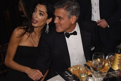 Golden Globes: Η ερωτική εξομολόγηση on stage του George Clooney στην Amal Alamuddin