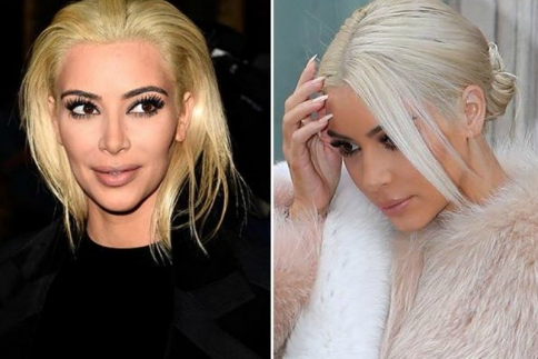 Kim Kardashian: Πάει το ξανθό! Τα έβαψε άσπρα