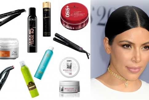 Όλα τα προϊόντα που θα χρειαστείς για να πετύχεις το sleek χτένισμα της Kim Kardashian