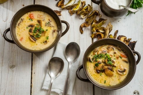 Μανιταρόσουπα: Comfort food στην γκουρμέ εκδοχή του