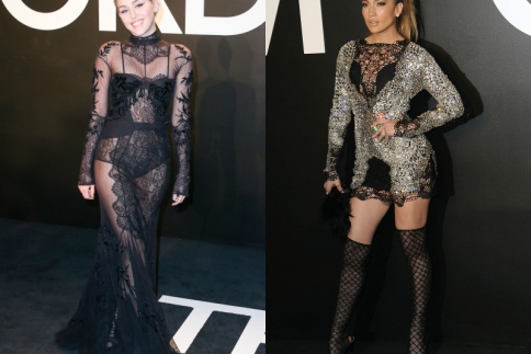 Jennifer Lopez- Miley Cyrus: Super sexy στο fashion show του Tom Ford