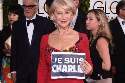 Je Suis Charie και στις Golden Globes! Ποιοι stars διαδήλωσαν κατά τις τρομοκρατίας