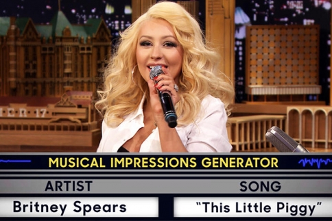 Έχεις δει την Christina Aguilera να μιμείται την Britney Spears;