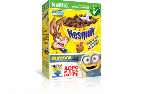 Τα Minions τρυπώνουν στα παιδικά δημητριακά της Nestle! 