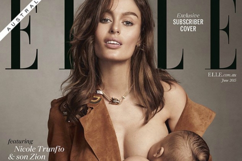 Nicole Trunfio: Θηλάζει στο εξώφυλλο του Εlle προκαλώντας αντιδράσεις