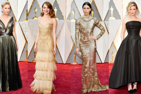 Oscars 2017: Κι όμως, το red carpet δεν είχε καθόλου χρώμα