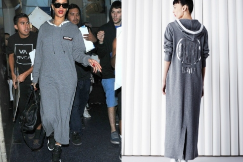 Το υπέροχο μακρύ σπορ DKNY φόρεμα της  Rihanna-Πόσο κάνει