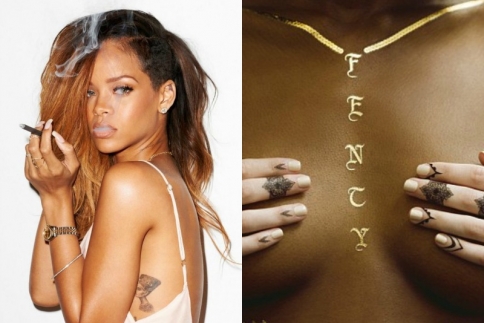 Rihanna: Σχεδιάζει μεταλλικά τατουάζ και γίνεται μανία! 