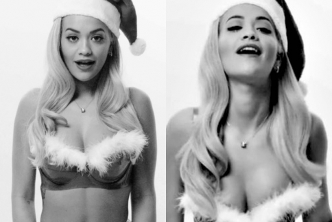 Η Rita Ora στα πιο σέξι κάλαντα των φετινών Χριστουγέννων! Γιατί όχι; 