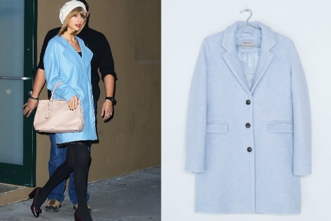 Φόρεσε και εσύ γαλάζιο παλτό όπως η Taylor Swift