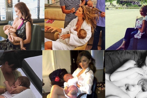 Εβδομάδα μητρικού θηλασμού: Ποιες celebrity ταΐζουν δημόσια τα μωρά τους;