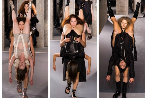Paris Fashion Week : O Rick Owens παρουσίασε την collection του με ανθρώπινα backpacks!