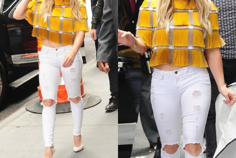 Hot or Not : Ποια διάσημη ηθοποιός φόρεσε λευκό παντελόνι και κίτρινο τοπ με κρόσσια;