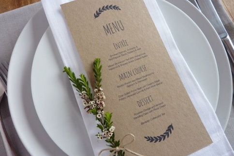 Wedding menu: δες πώς θα το επιλέξεις.