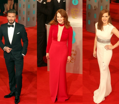 O David Beckham και οι καλοντυμένες σταρ των BAFTA Awards