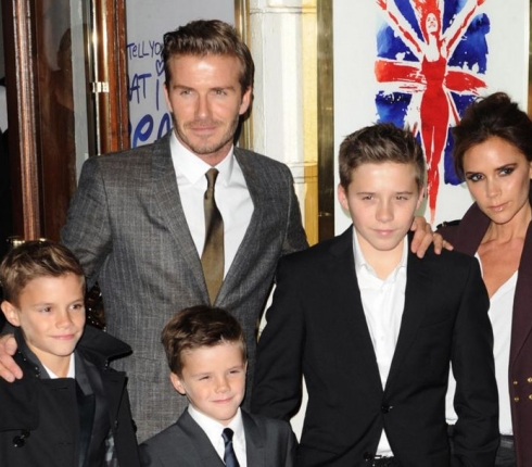 Οι αγκαλιές της οικογένειας Beckham