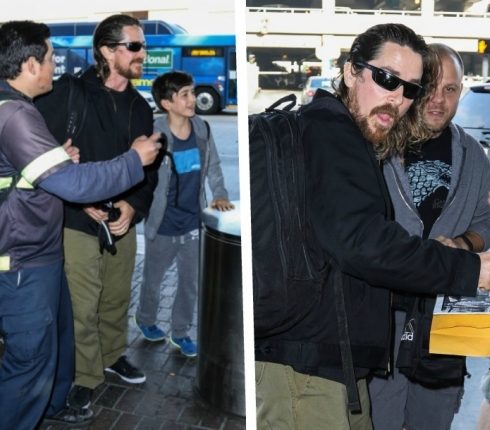 Κρίστιαν Μπέιλ: Ένας cool τύπος στο αεροδρόμιο του L.A