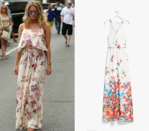 Danielle Armstrong : Το floral φόρεμα φοριέται ακόμα καλύτερα το καλοκαίρι