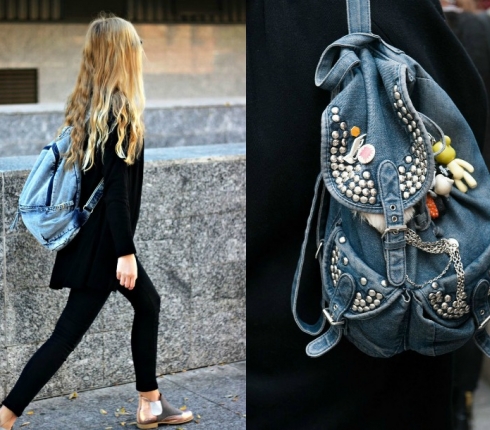 DIY : Φτιάξε το πιο stylish τζιν backpack με μόλις 3 υλικά