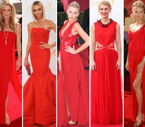 Emmy Awards : Από την Jennifer Aniston ως την Blake Lively οι σέξι διάσημες επιλέγουν κόκκινο! 