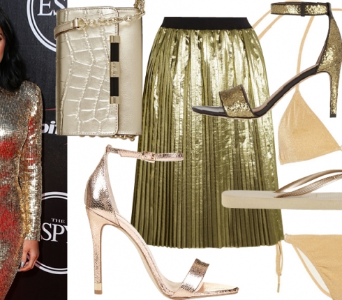 Epsy Awards :  Η Kylie Jenner με χρυσό φόρεμα μας εμπνέει να μετατρέψουμε το φετινό καλοκαίρι σε πιο λαμπερό