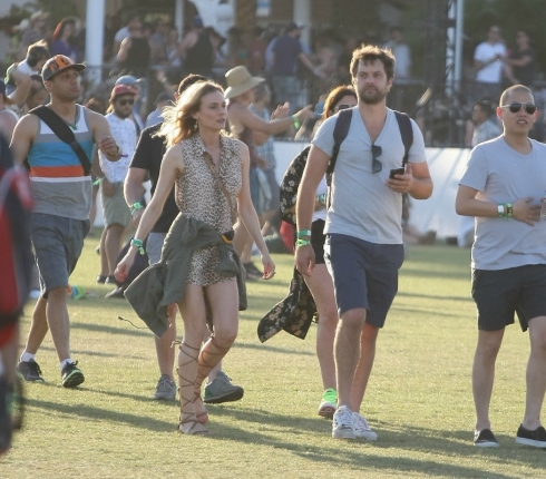 Diane Kruger και Joshua Jackson: Απλοί, λιτοί και απέριττοι στο Coachella 
