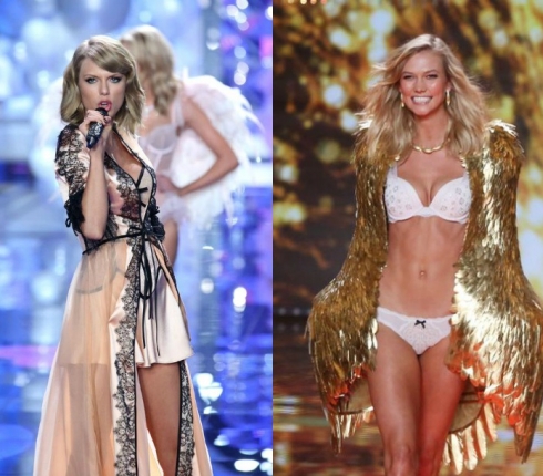 Η Taylor Swift φιλιέται στο στόμα με κορίτσι της Victoria’s Secret;