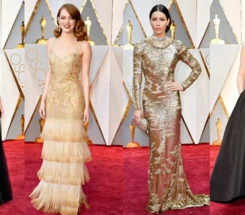 Oscars 2017: Κι όμως, το red carpet δεν είχε καθόλου χρώμα
