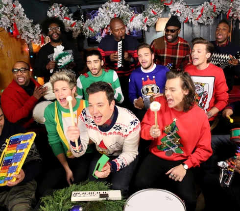 To viral Χριστουγεννιάτικο βίντεο του Jimmy Fallon και των One Direction