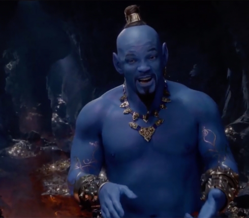 Aladdin η ταινία: Αποκαλύφθηκε ο μπλε Will Smith 