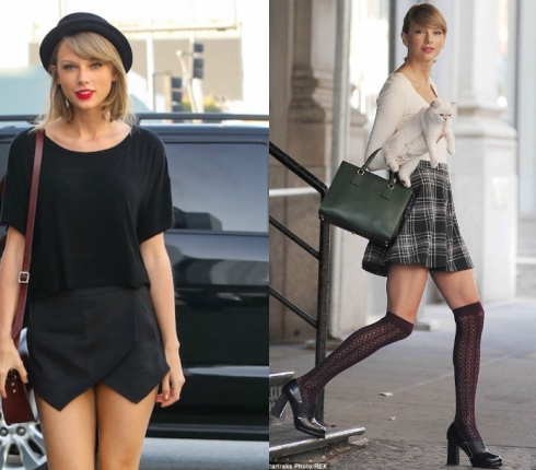 H Taylor Swift έφερε την επιστροφή της... μίνι φούστας