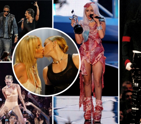 Θυμάσαι το φιλί Britney – Madonna; Οι πιο τρελές στιγμές των MTV VMAs