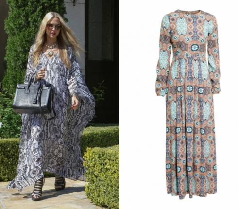 Η Rachel Zoe και το αέρινο μάξι φόρεμά της