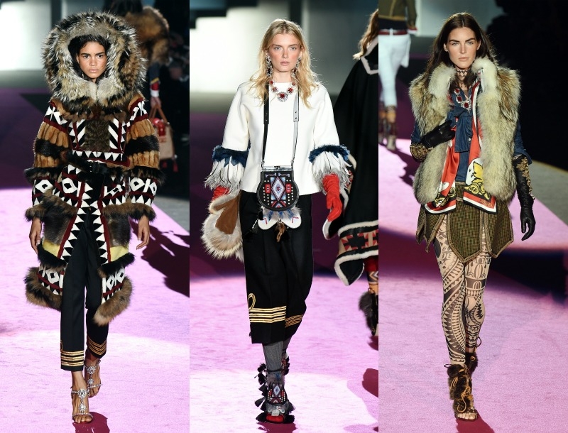 Milan fashion week : H tribal συλλογή του οίκου Dsquared2 για φθινόπωρο - χειμώνα 2015 / 2016