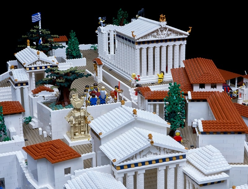 Η Ακρόπολη φτιαγμένη με τουβλάκια Lego
