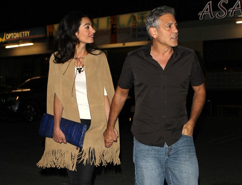 George Clooney- Amal Alamuddin: Πιασμένοι χεράκι χεράκι γιόρτασαν την γιορτή των ερωτευμένων!
