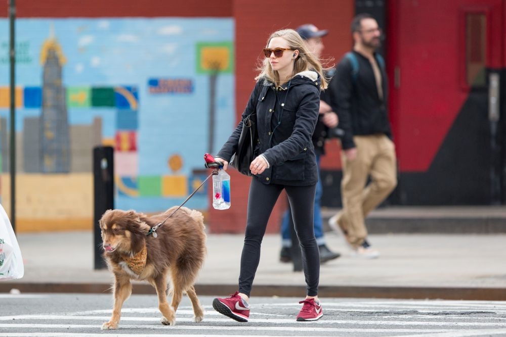 Amanda Seyfried: Βόλτα με τον σκύλο στους δρόμους της Νέας Υόρκης