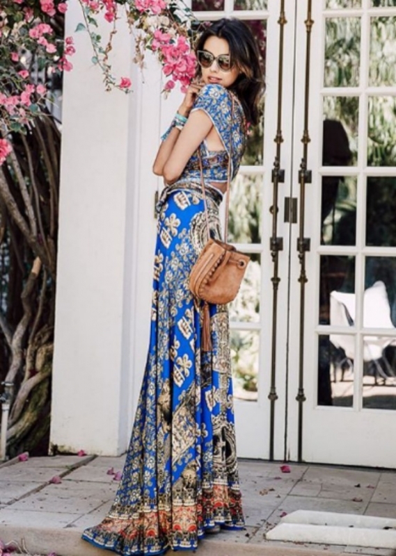 Street style : Η Annabelle Fleur με ethnic maxi φόρεμα σου δείχνει το ιδανικό look για το καλοκαίρι