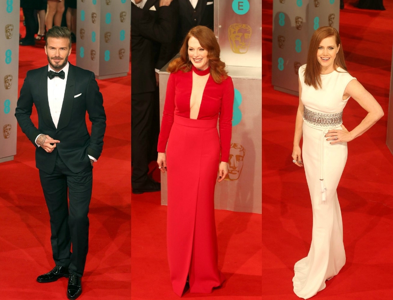 O David Beckham και οι καλοντυμένες σταρ των BAFTA Awards