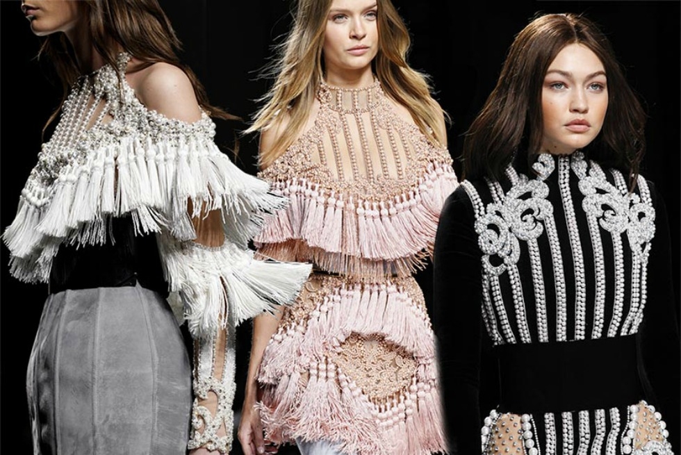 PFW : Η Gigi Hadid και η Kendall Jenner έλαμψαν και πάλι στο catwalk του οίκου Balmain