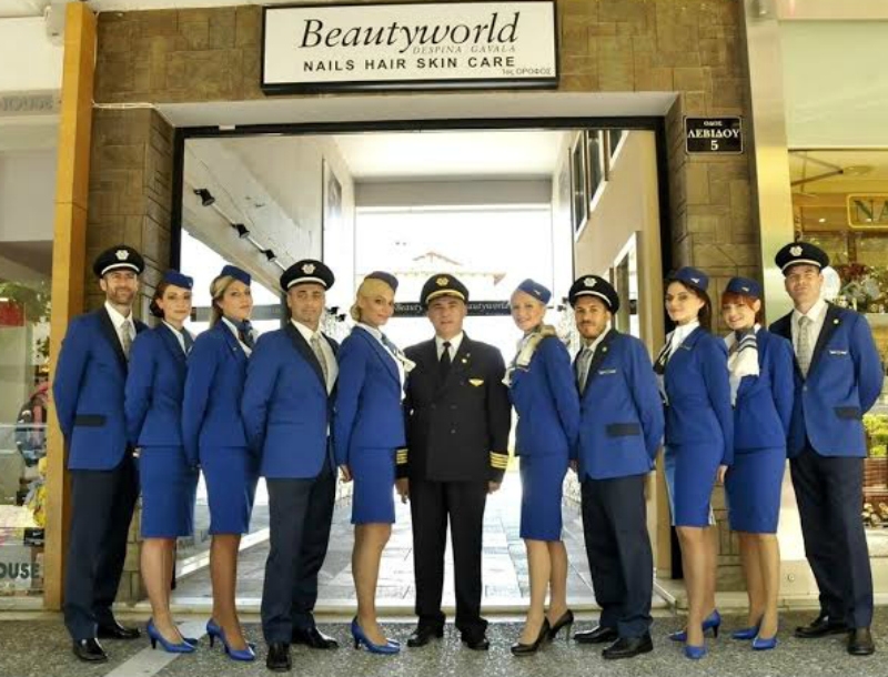 Συνεργασία των Beautyworld by Despina Gavala με τη SkyGreece Airlines