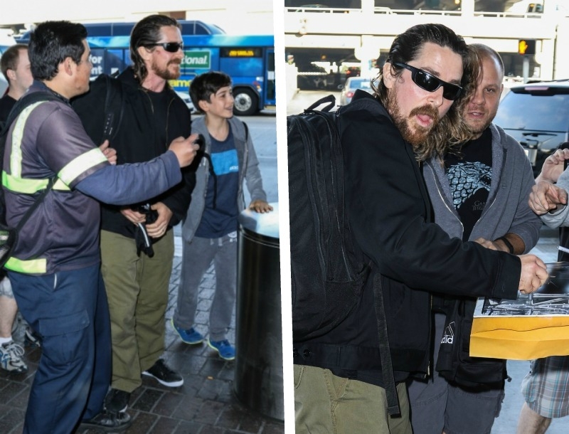 Κρίστιαν Μπέιλ: Ένας cool τύπος στο αεροδρόμιο του L.A