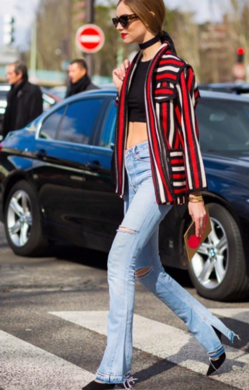 Street style : Φόρεσε κομψά το cropped top όπως η Chiara Ferragni
