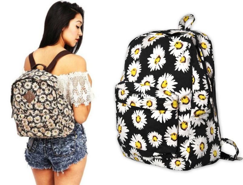 DIY : Φτιάξε το πιο εντυπωσιακό backpack με μαργαρίτες